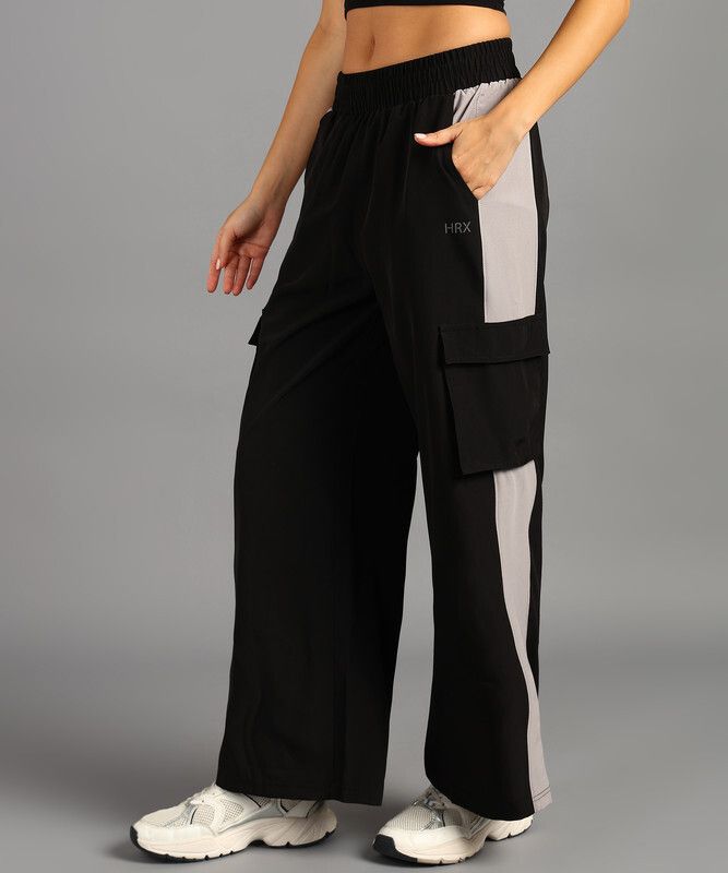 hrx by hrithik roshan Women Solid Black Track Pants-picture-11