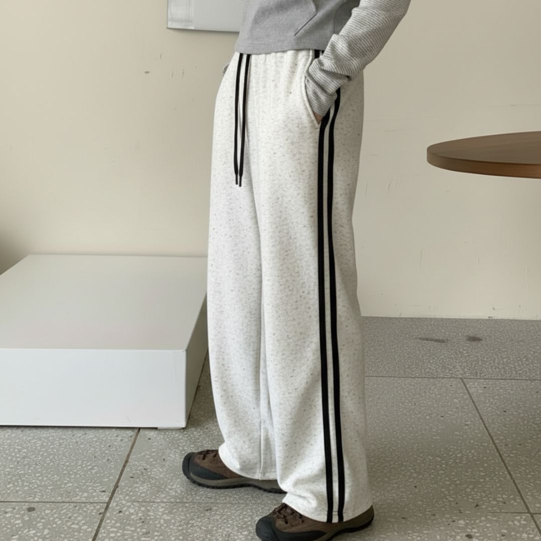 denominator Women Solid White Track Pants-picture-12