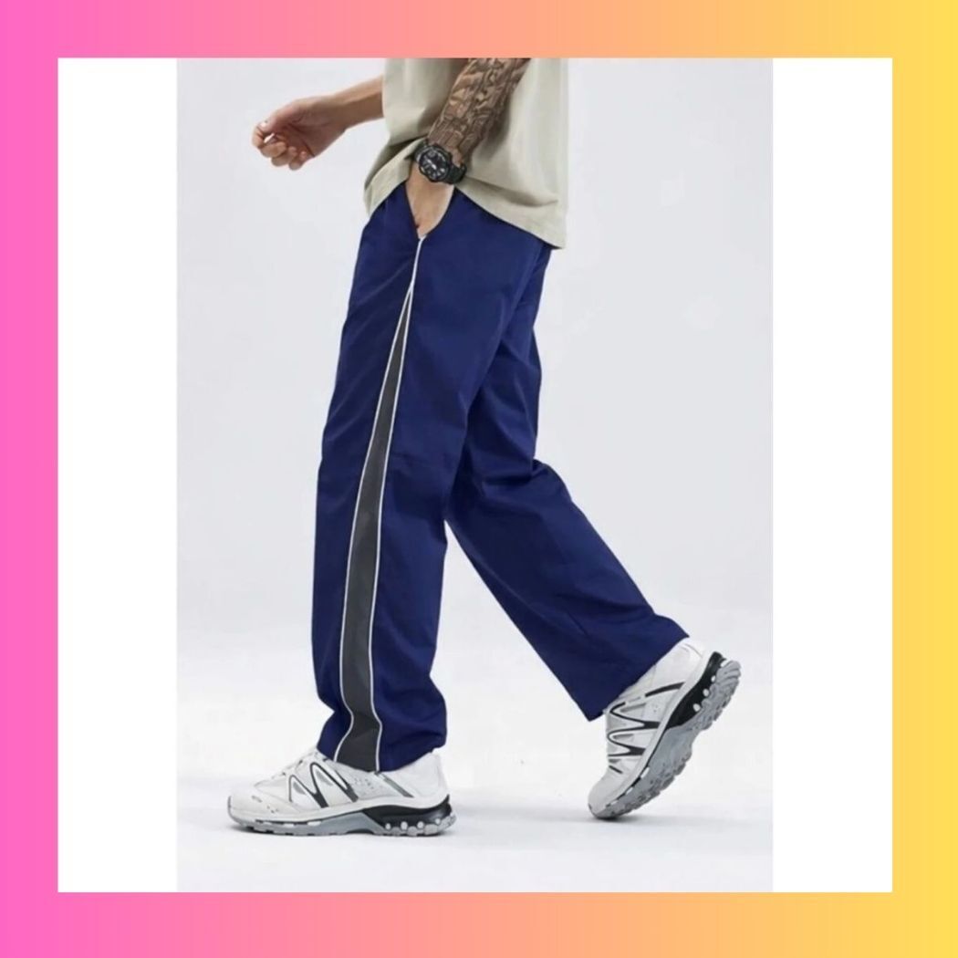 dinsha Men Solid Blue Track Pants-picture-13