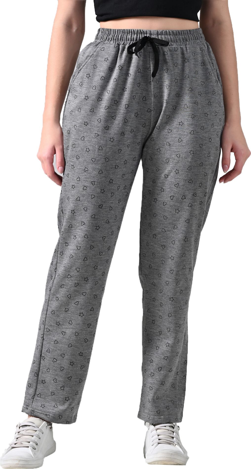 kayu Women Printed Grey Track Pants-picture-24