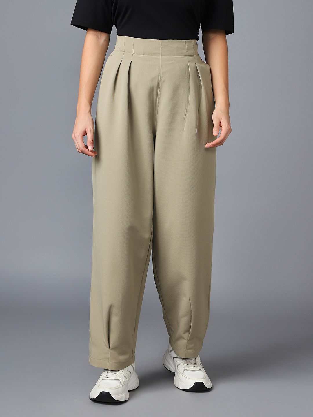 technosport Women Solid Beige Track Pants-picture-40