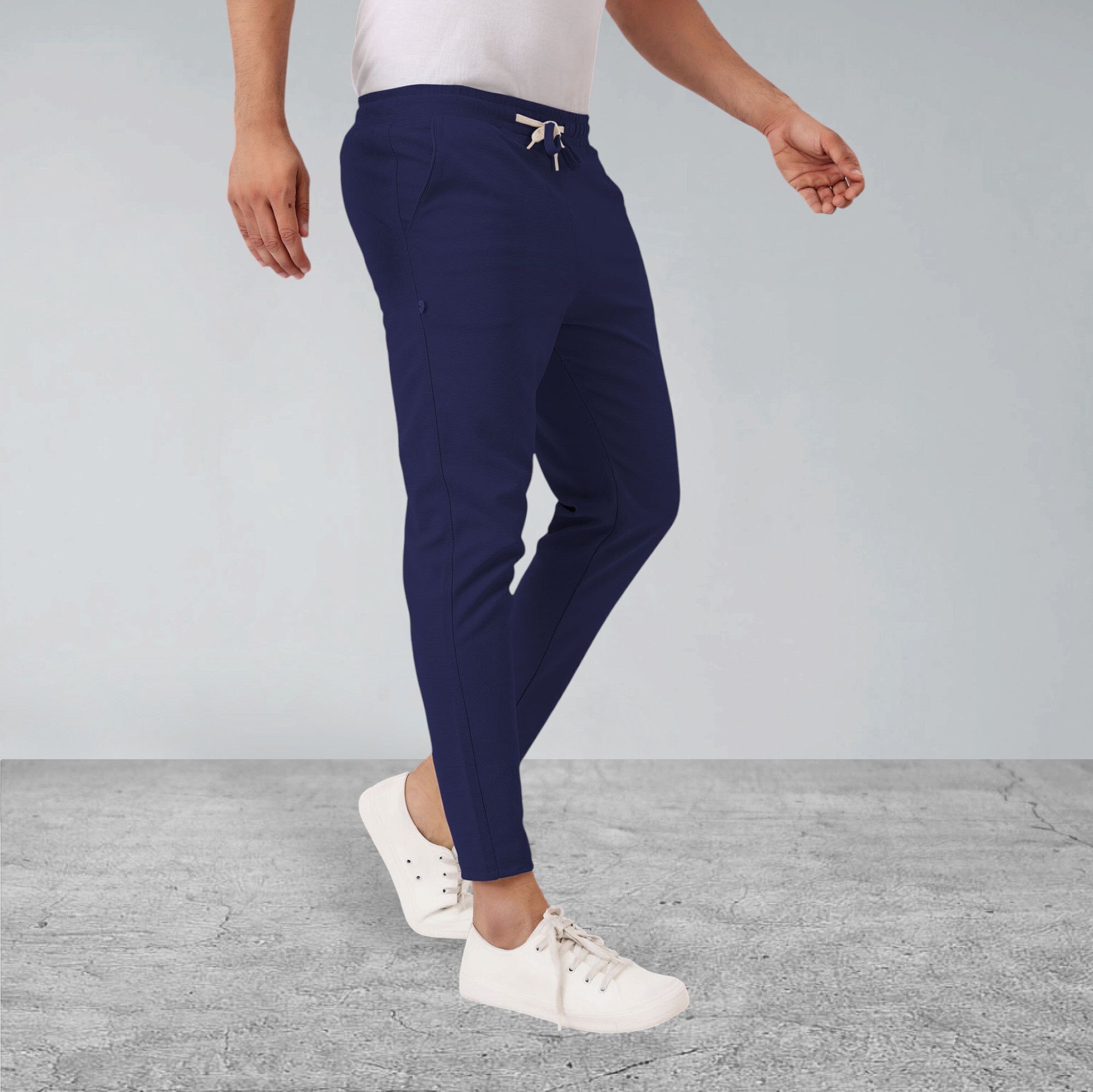 covetvolo trends Men Striped Black Track Pants-picture-29