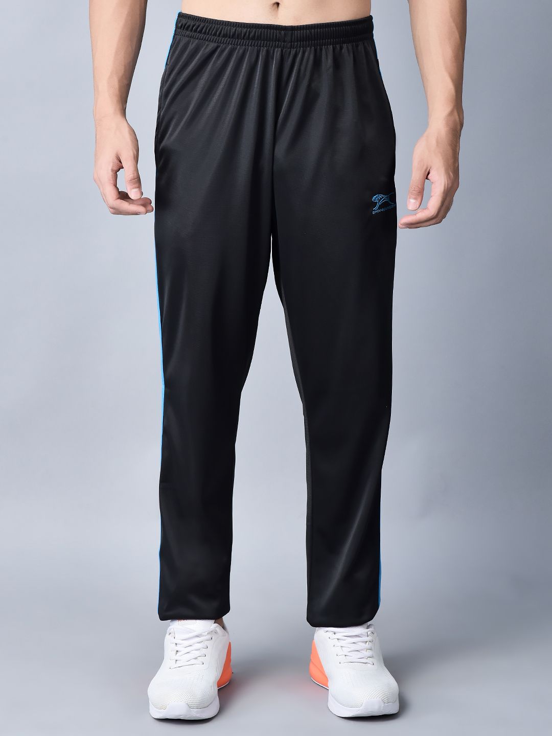shiv naresh Men Striped Black Track Pants-picture-12