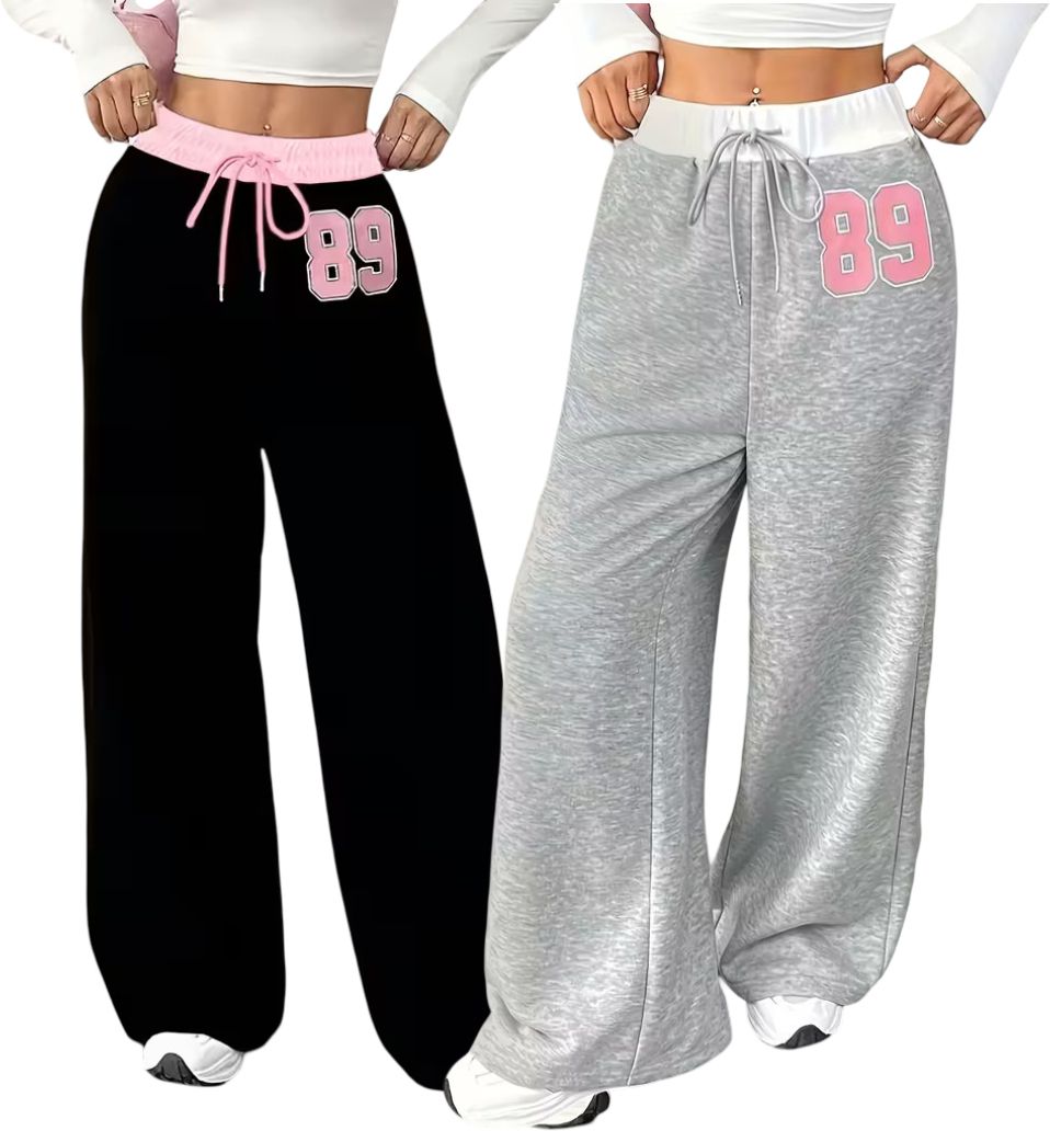 clothmaster Pack of 2 Women Solid Multicolor Track Pants-picture-23