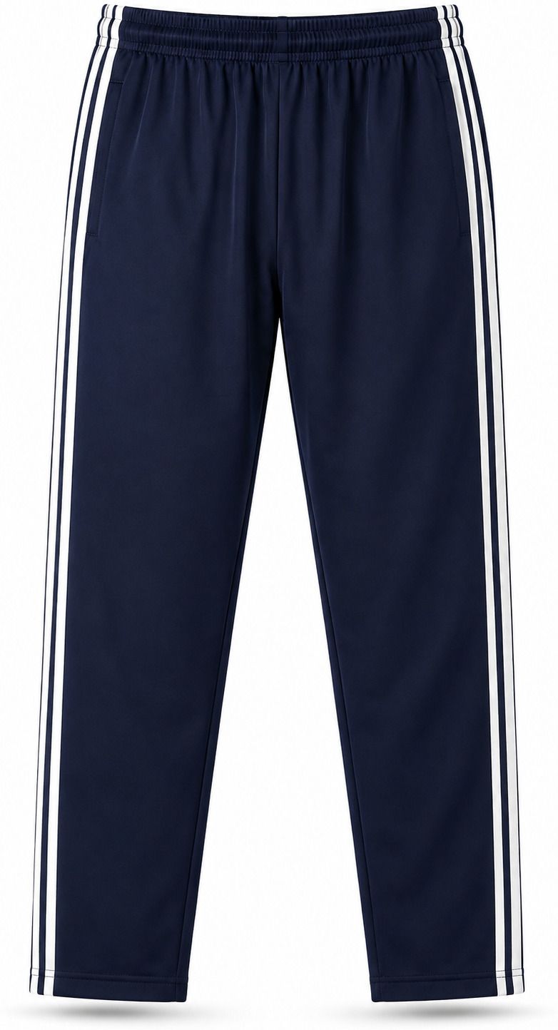 sstrack Men Solid, Striped Dark Blue Track Pants-picture-13