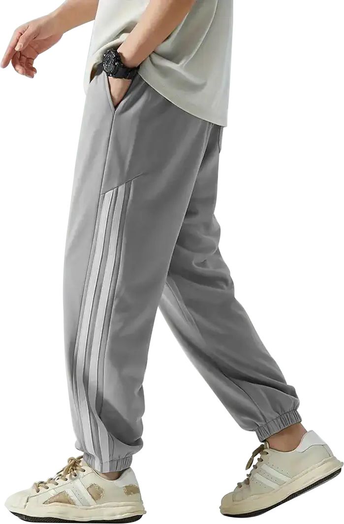 mehrang Men Self Design Grey Track Pants-picture-17