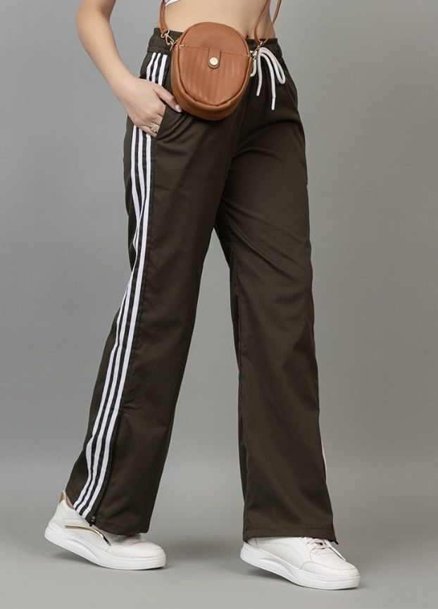 baystreet Women Solid Dark Green Track Pants-picture-17