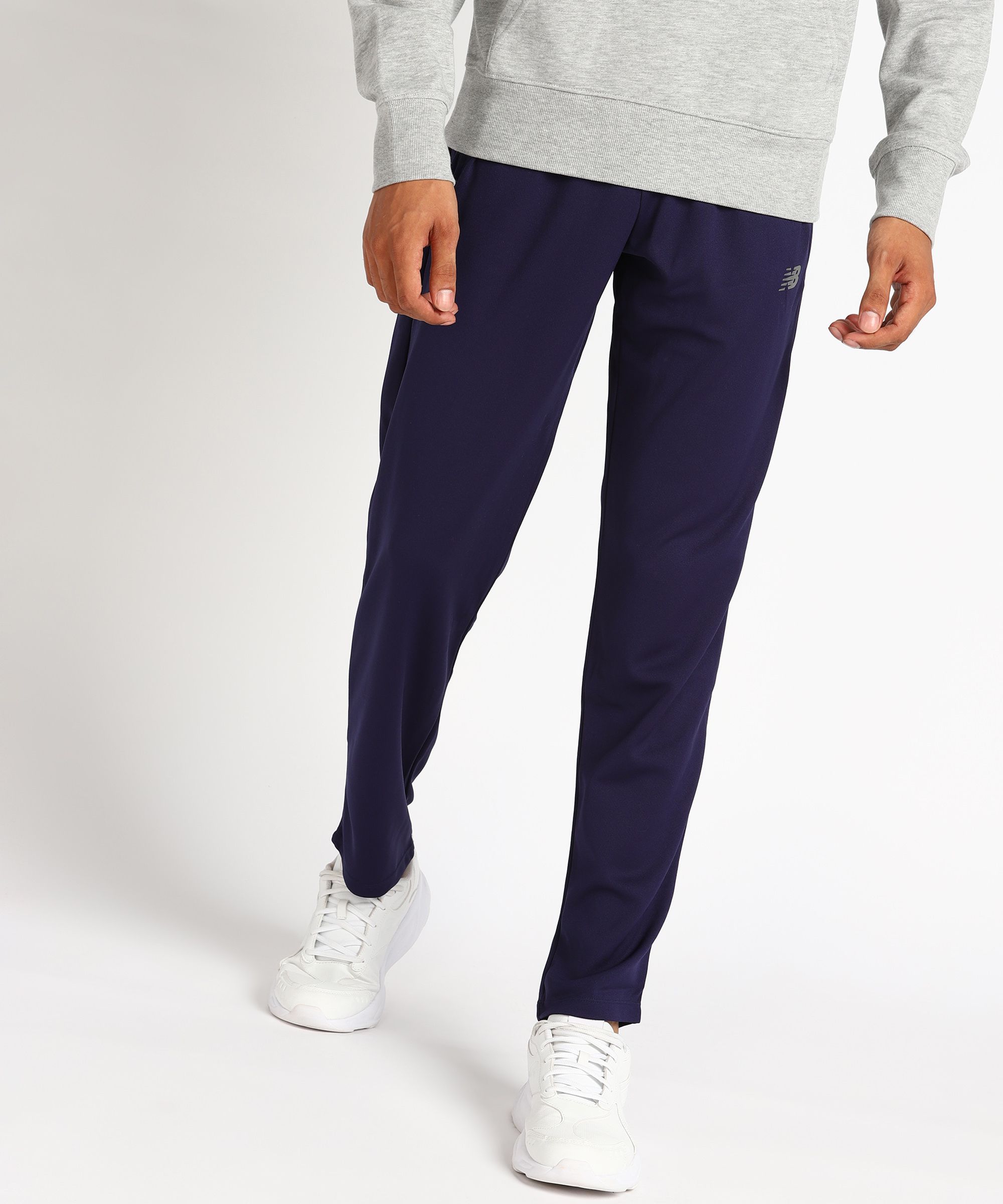 new balance Men Solid Blue Track Pants-picture-15