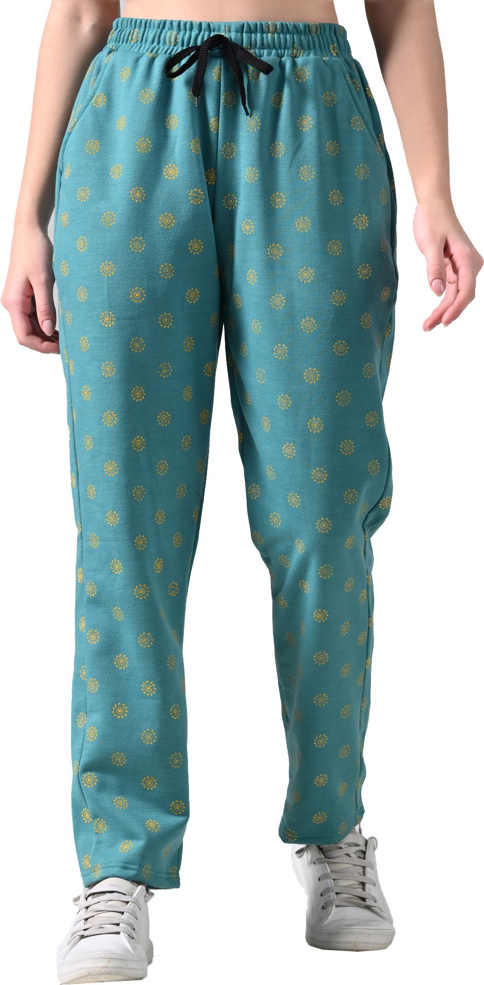 kayu Women Printed Green Track Pants-picture-45