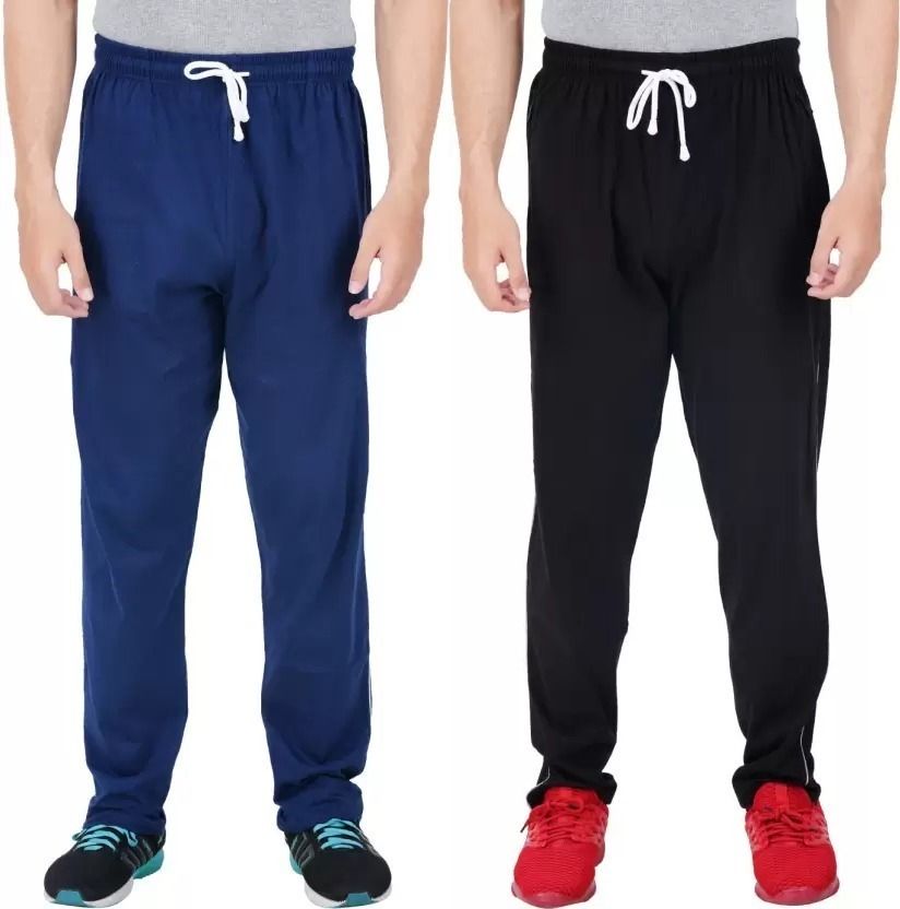 wrodss Pack of 2 Men Solid Multicolor Track Pants-picture-10