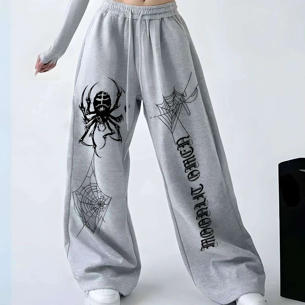 suun fllower Women Printed Grey Track Pants-picture-10
