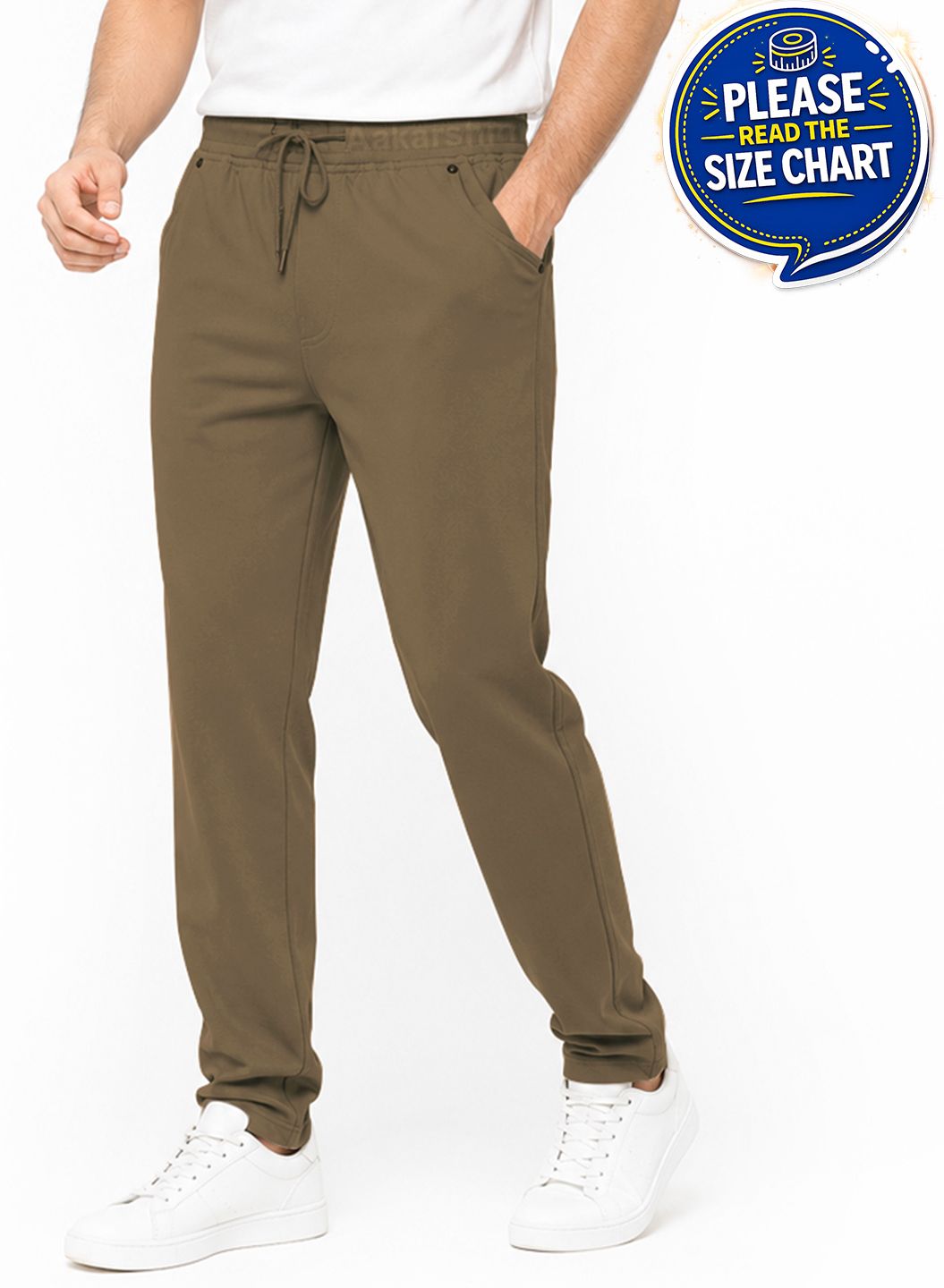 aakarshini Men Solid Brown Track Pants-picture-28
