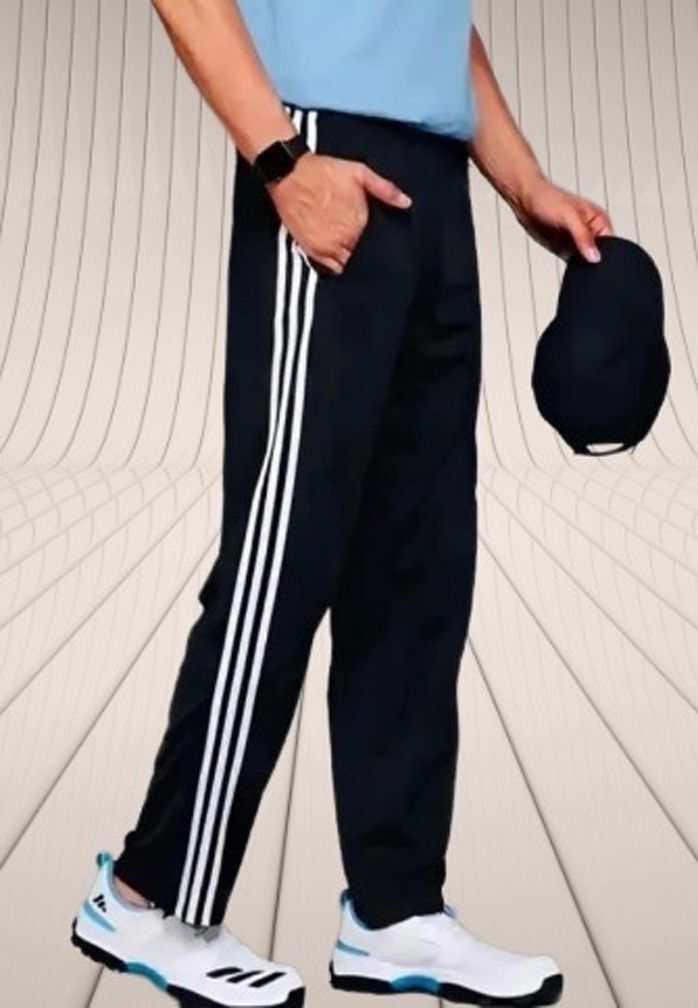 mastery Men Striped Black Track Pants-picture-19