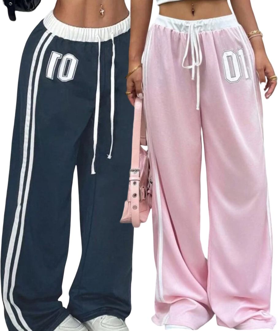 clothina Pack of 2 Women Solid Multicolor Track Pants-picture-24