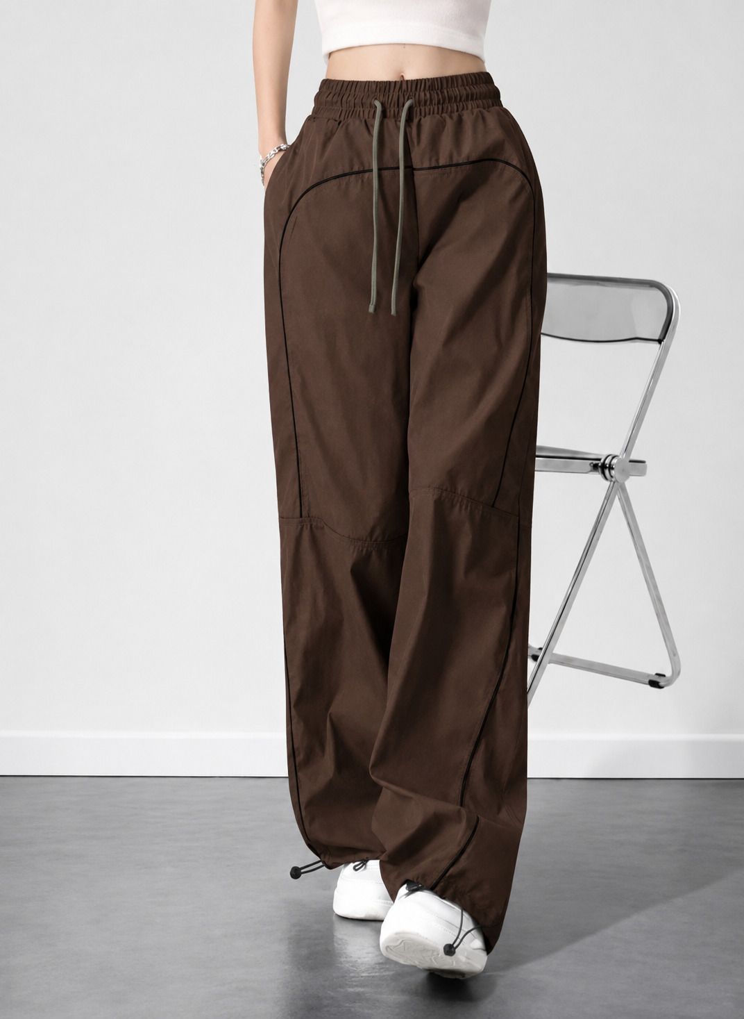 chehellfash Women Solid Red Track Pants-picture-10