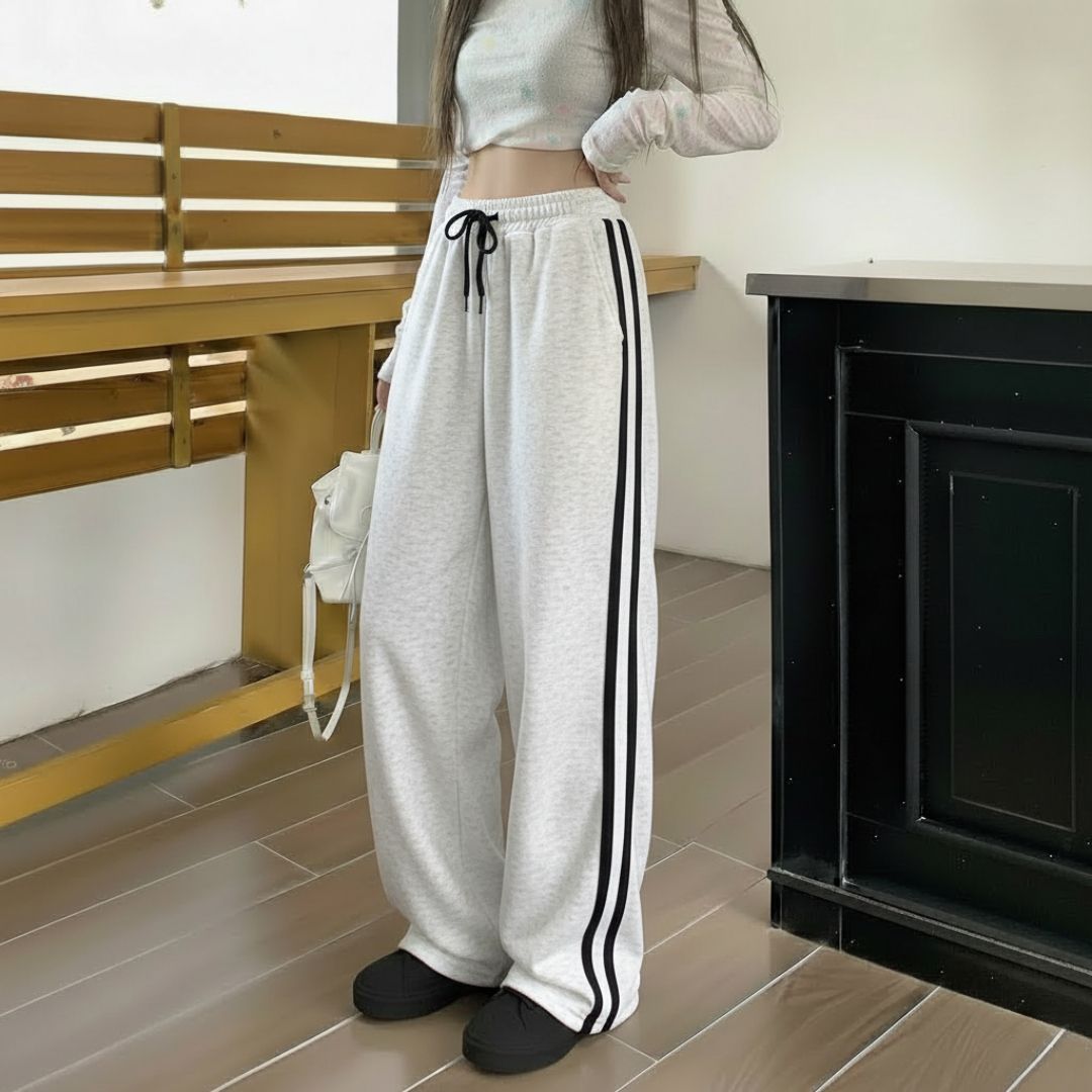denominator Women Solid White Track Pants-picture-24