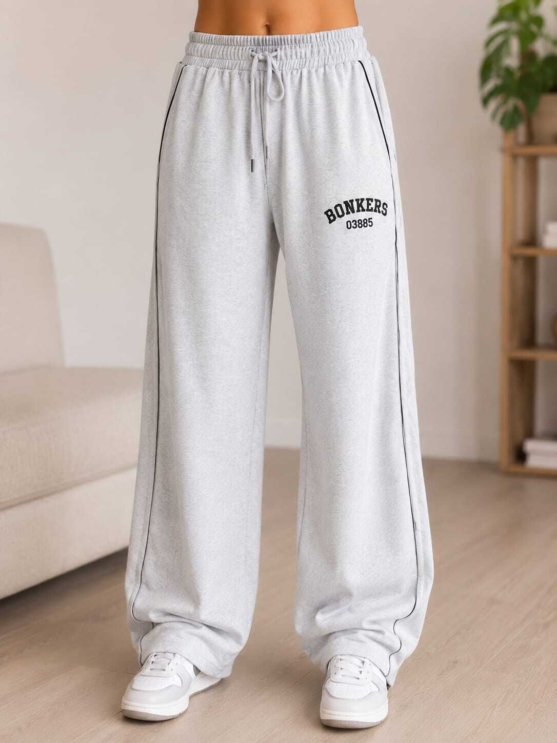 ucfashion Women Solid Grey Track Pants-picture-47