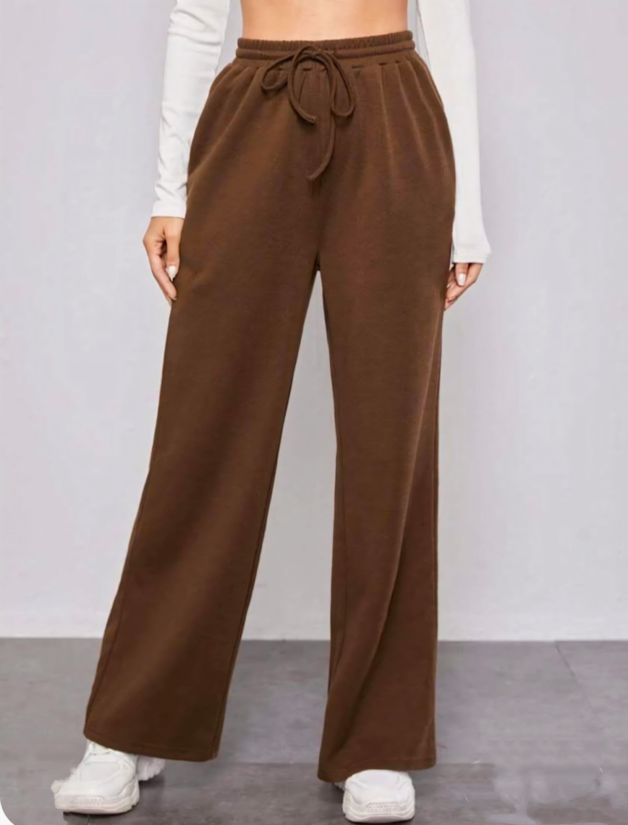 beastrends Women Solid Brown Track Pants-picture-26