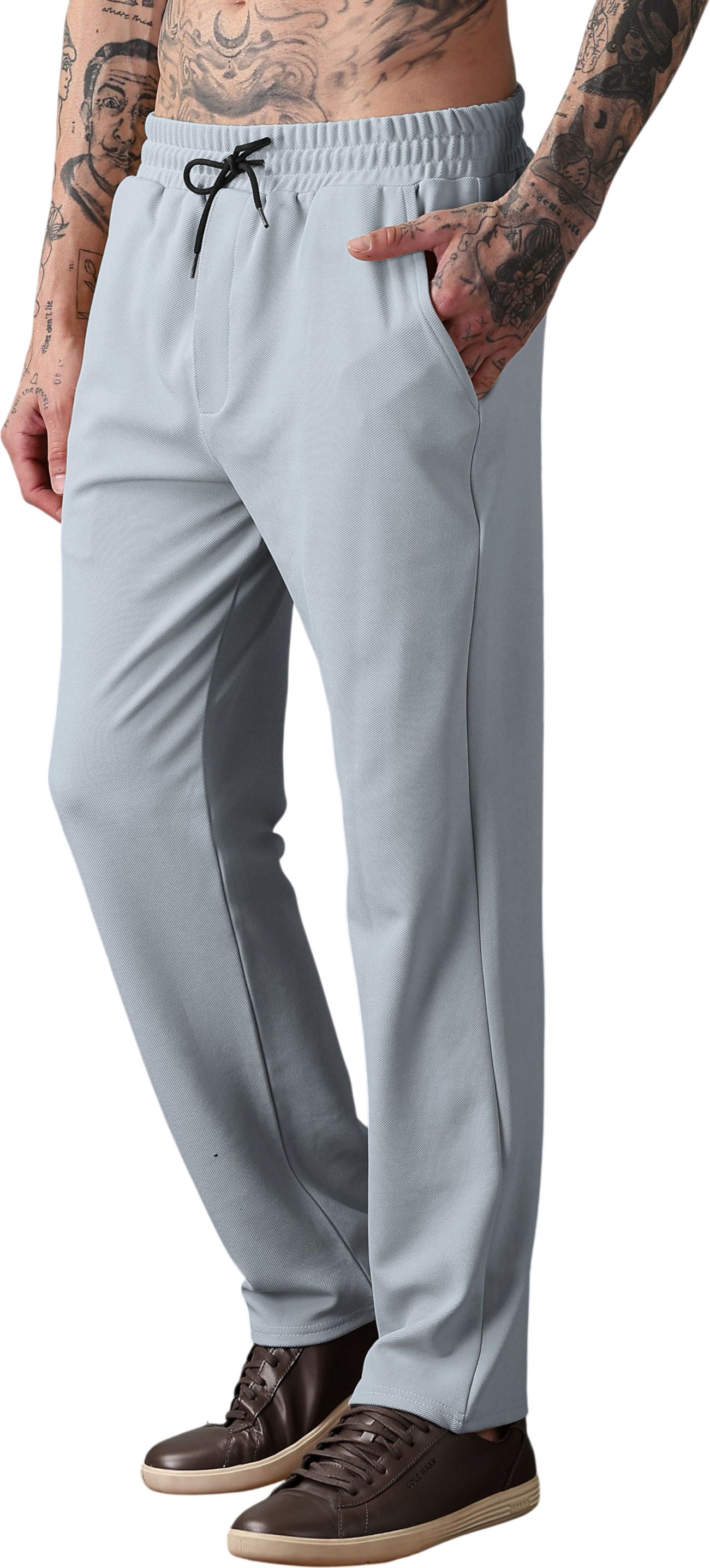 gajvu Men Solid Grey Track Pants-picture-12