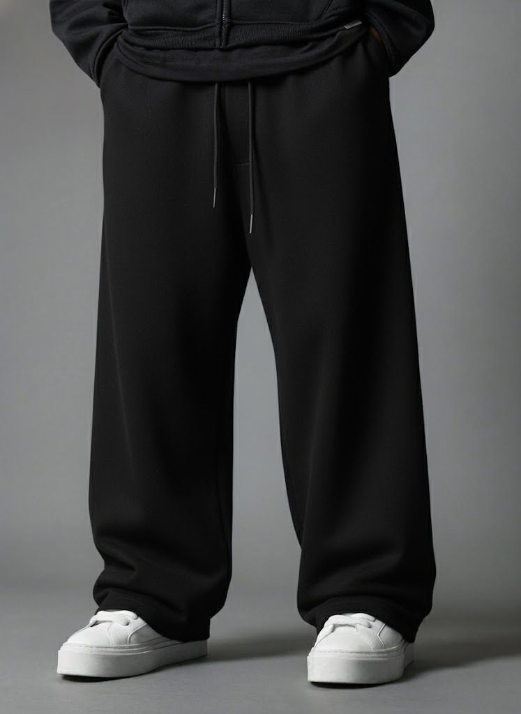 daphne maurier Men Striped Black Track Pants-picture-11