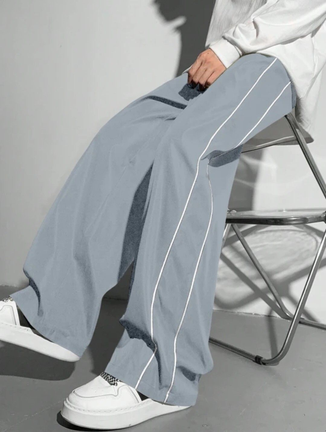 rc fashion Men Striped Grey Track Pants-picture-27