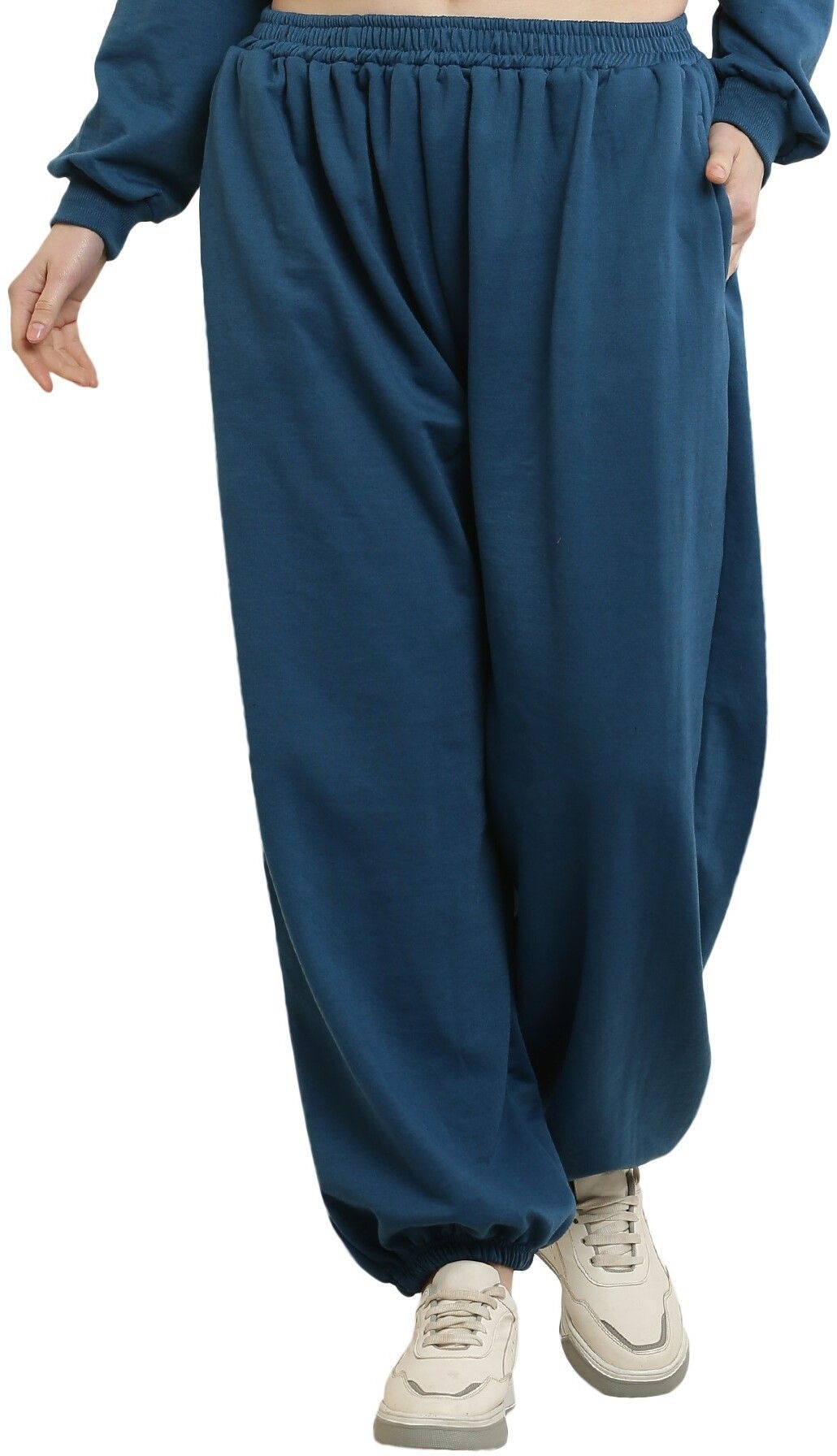 the unicharm Women Solid Blue Track Pants-picture-24