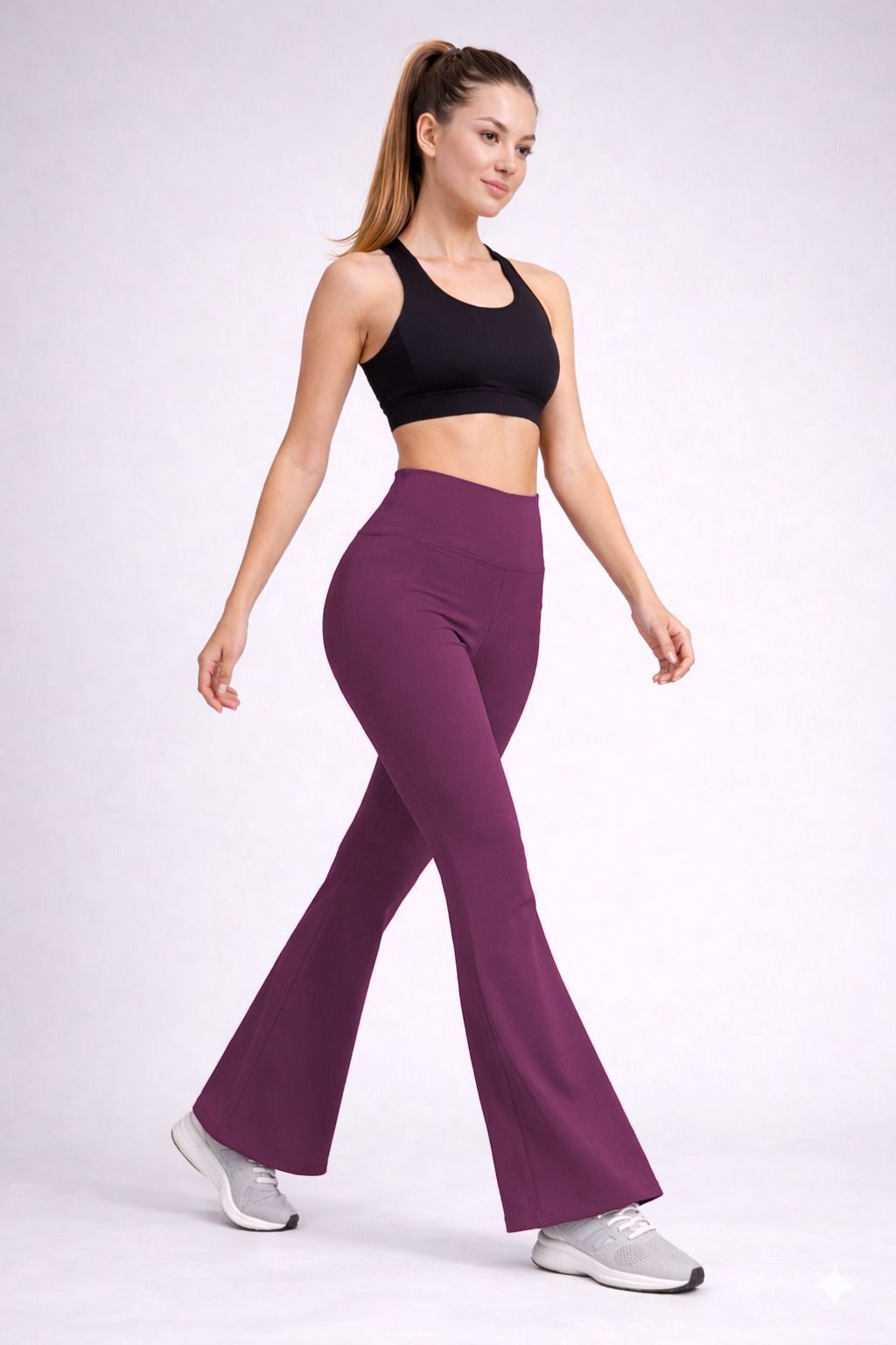 poojaran Women Solid Purple Track Pants-picture-21