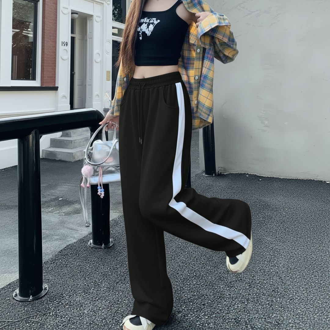 heretics Women Solid Black Track Pants-picture-22