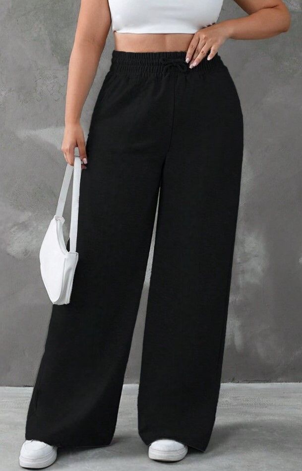 dockstreet Women Solid Black Track Pants-picture-38