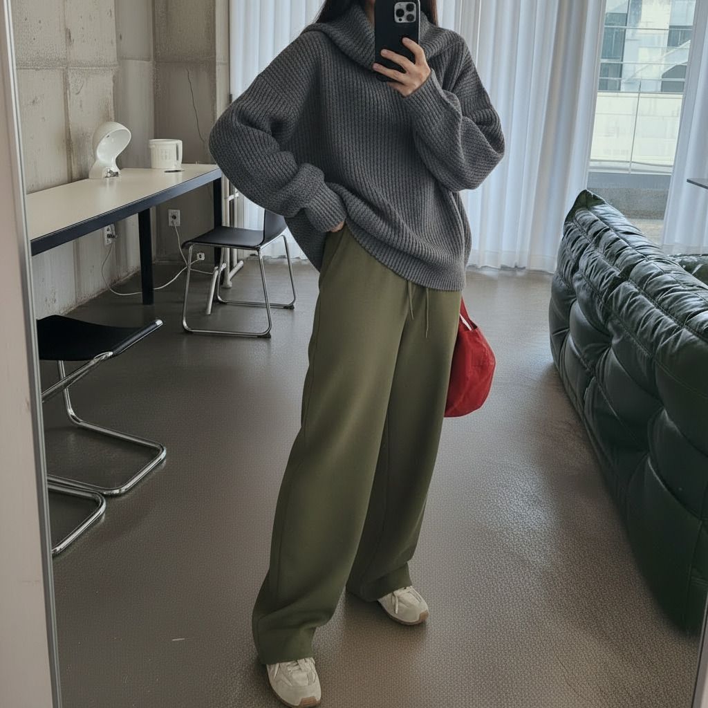 trufflegum Women Solid Olive Track Pants-picture-48