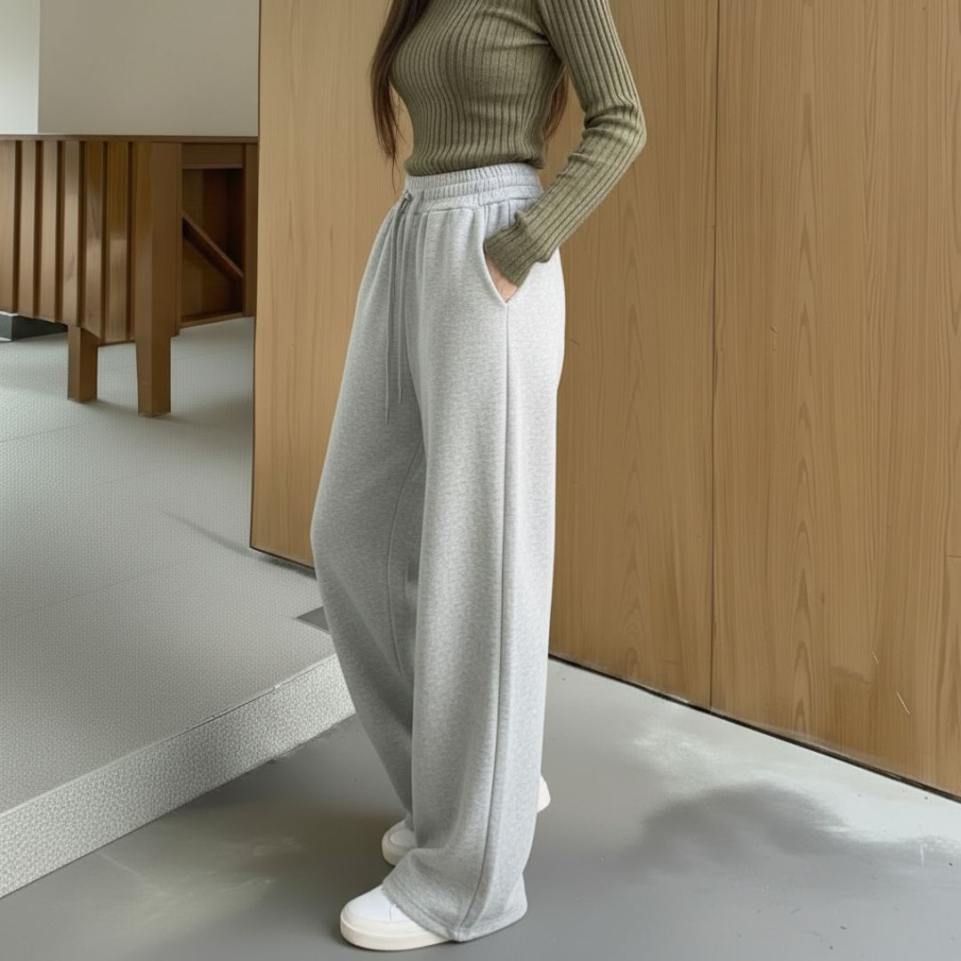denominator Women Solid Grey Track Pants-picture-23