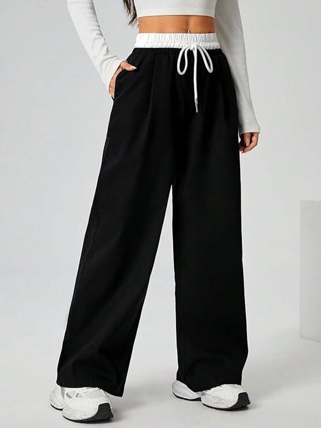 posu trendz Women Solid Black Track Pants-picture-22
