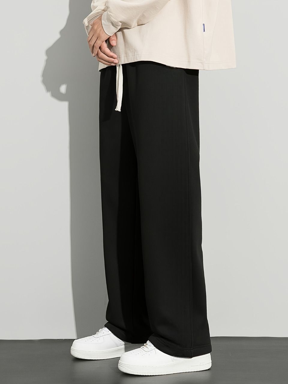 dockstreet Men Striped Black Track Pants-picture-19