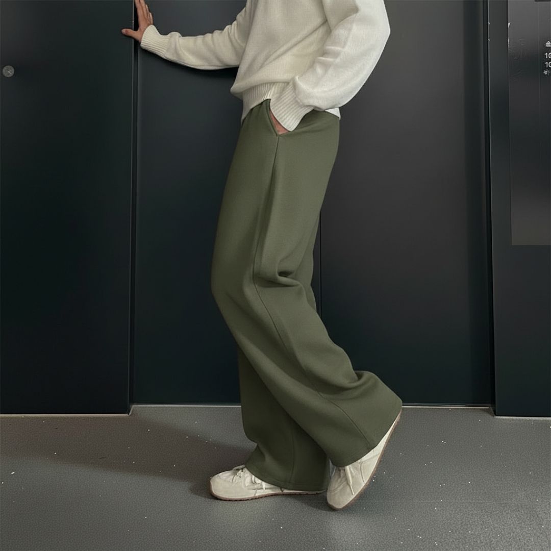 progeny Women Solid Olive Track Pants-picture-36