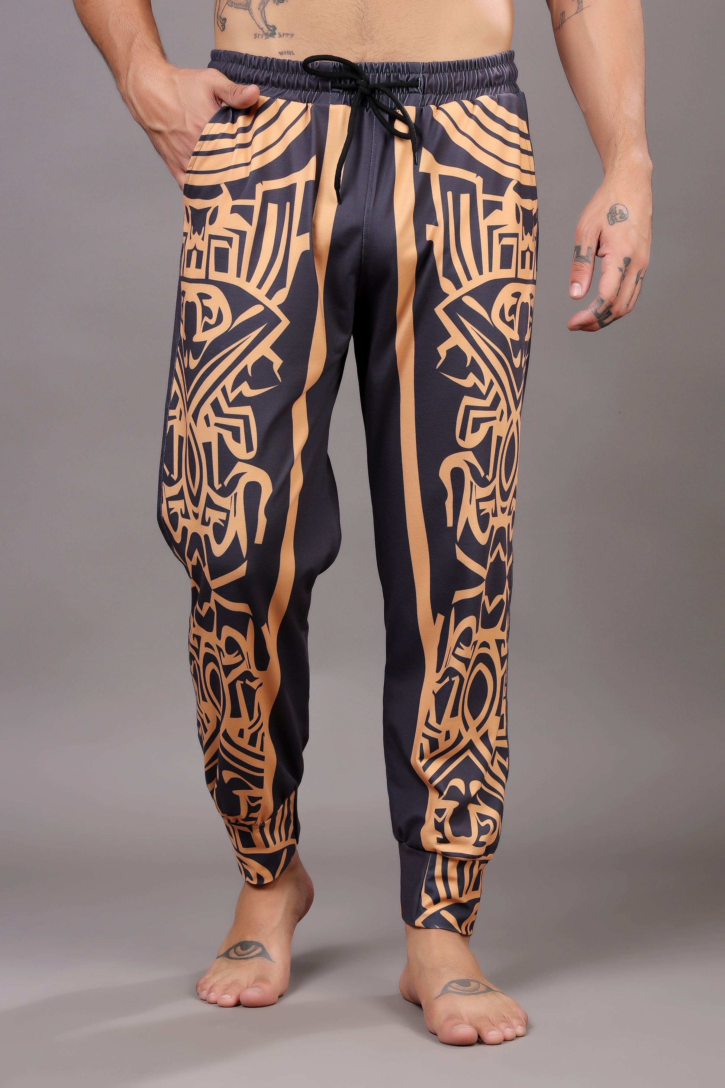 Printed Polyester Men Harem Pants-image-44