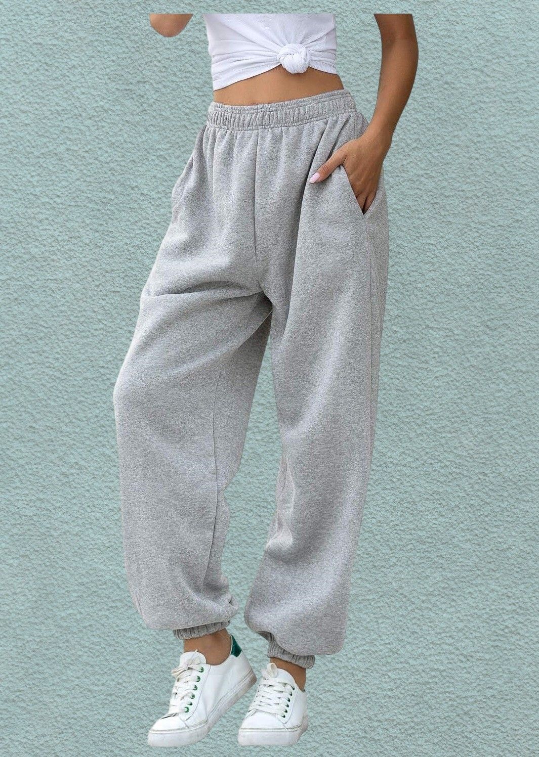 q-rious Women Solid Grey Track Pants-picture-21