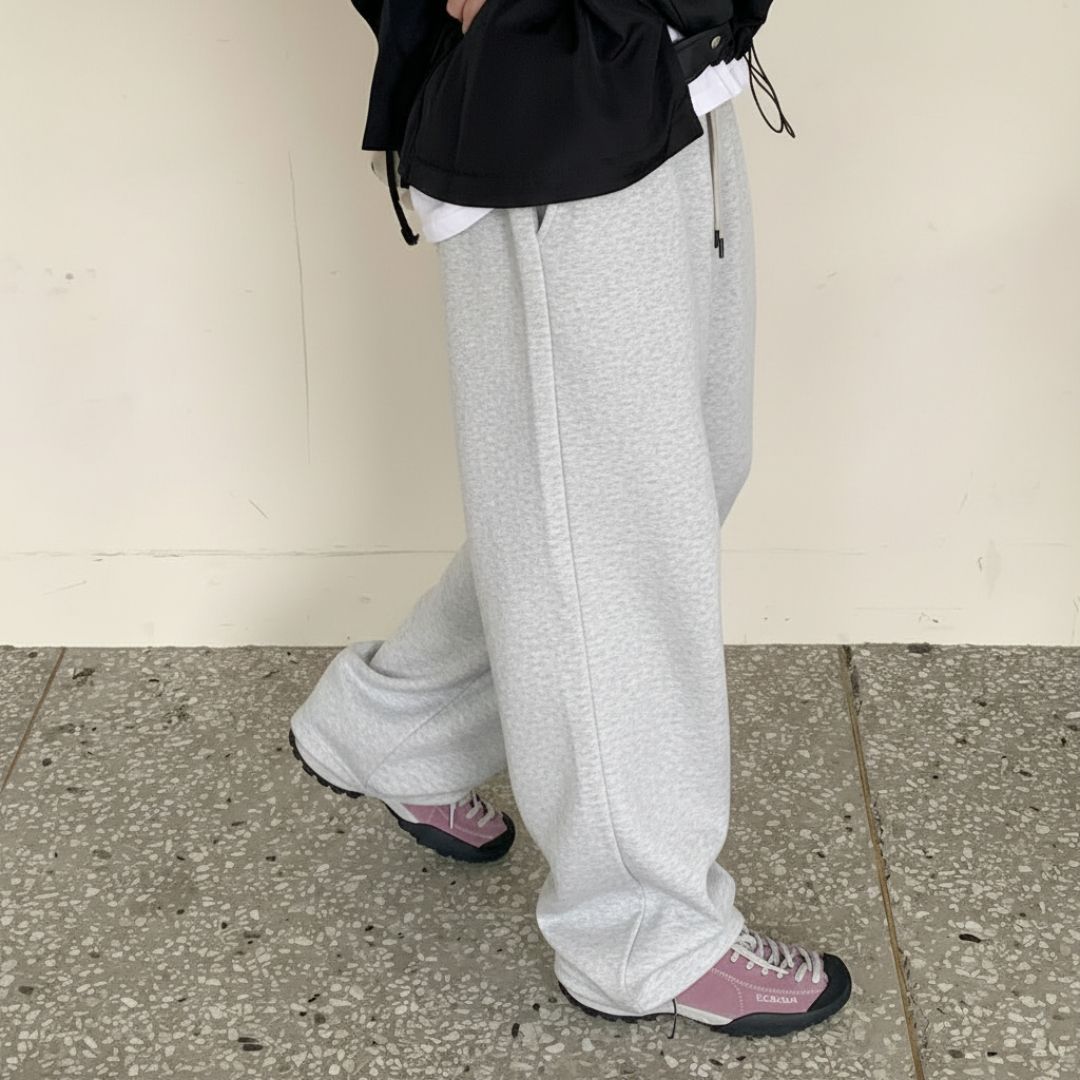 trufflegum Women Solid Grey Track Pants-picture-20