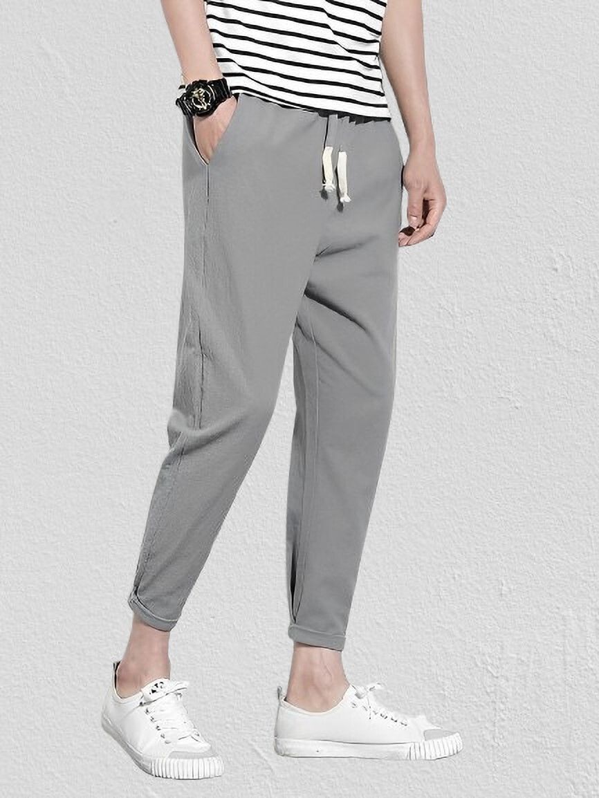 covetvolo trends Men Solid Grey Track Pants-picture-34