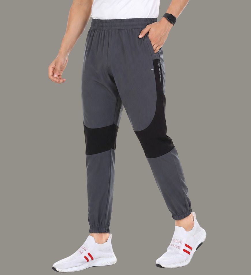 riq sports Men Solid Black Track Pants-picture-42