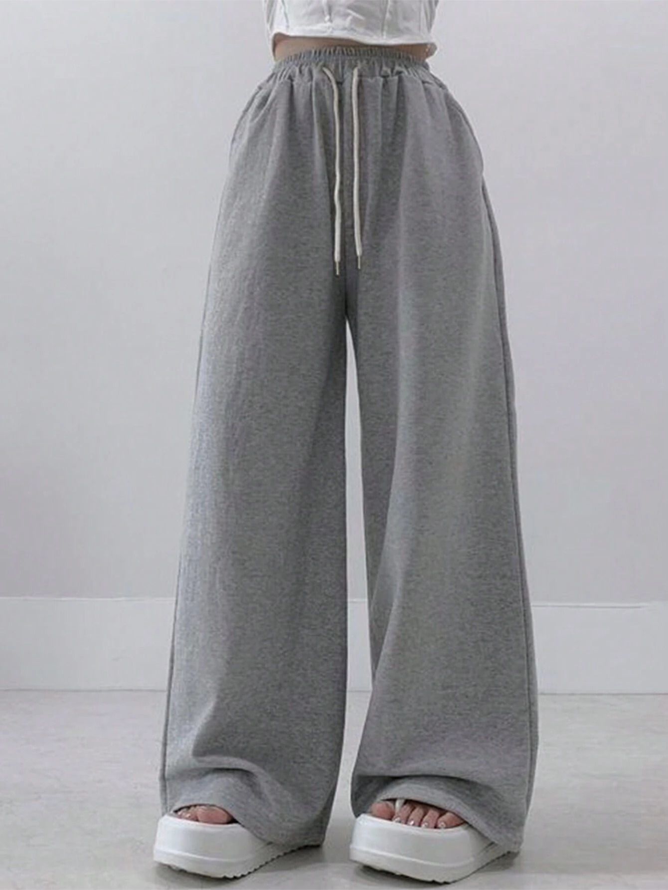 progeny Women Solid Grey Track Pants-picture-18