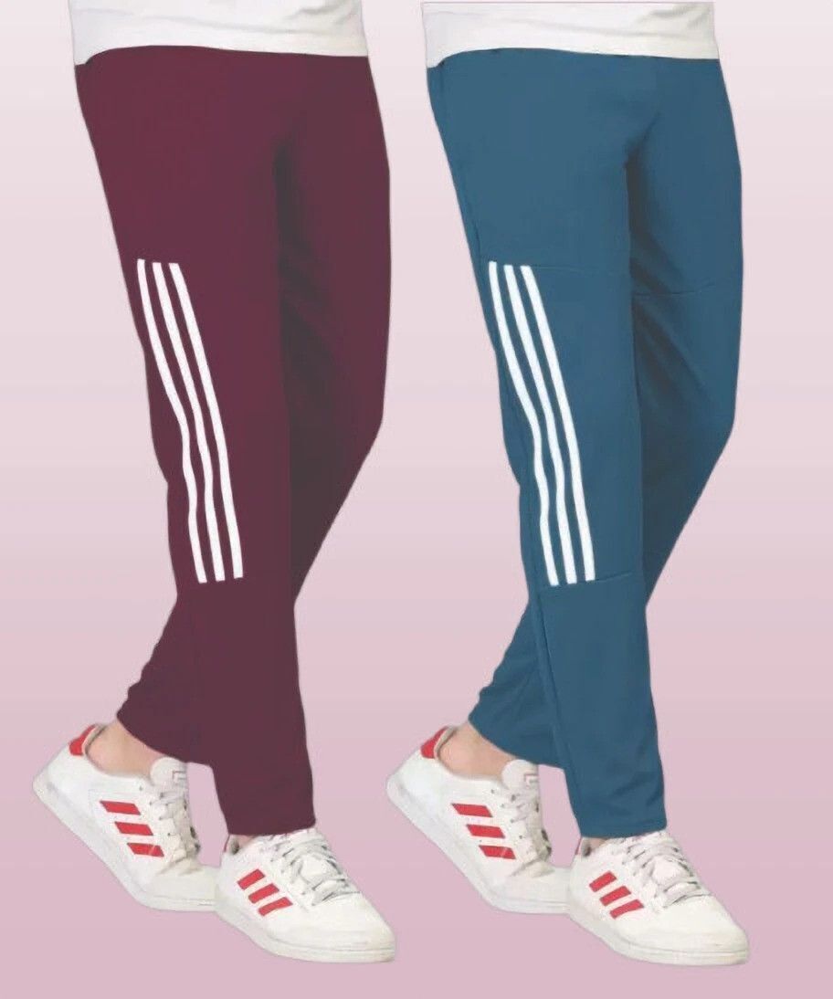 coveatvolo trends Pack of 2 Men Solid Grey Track Pants-picture-19