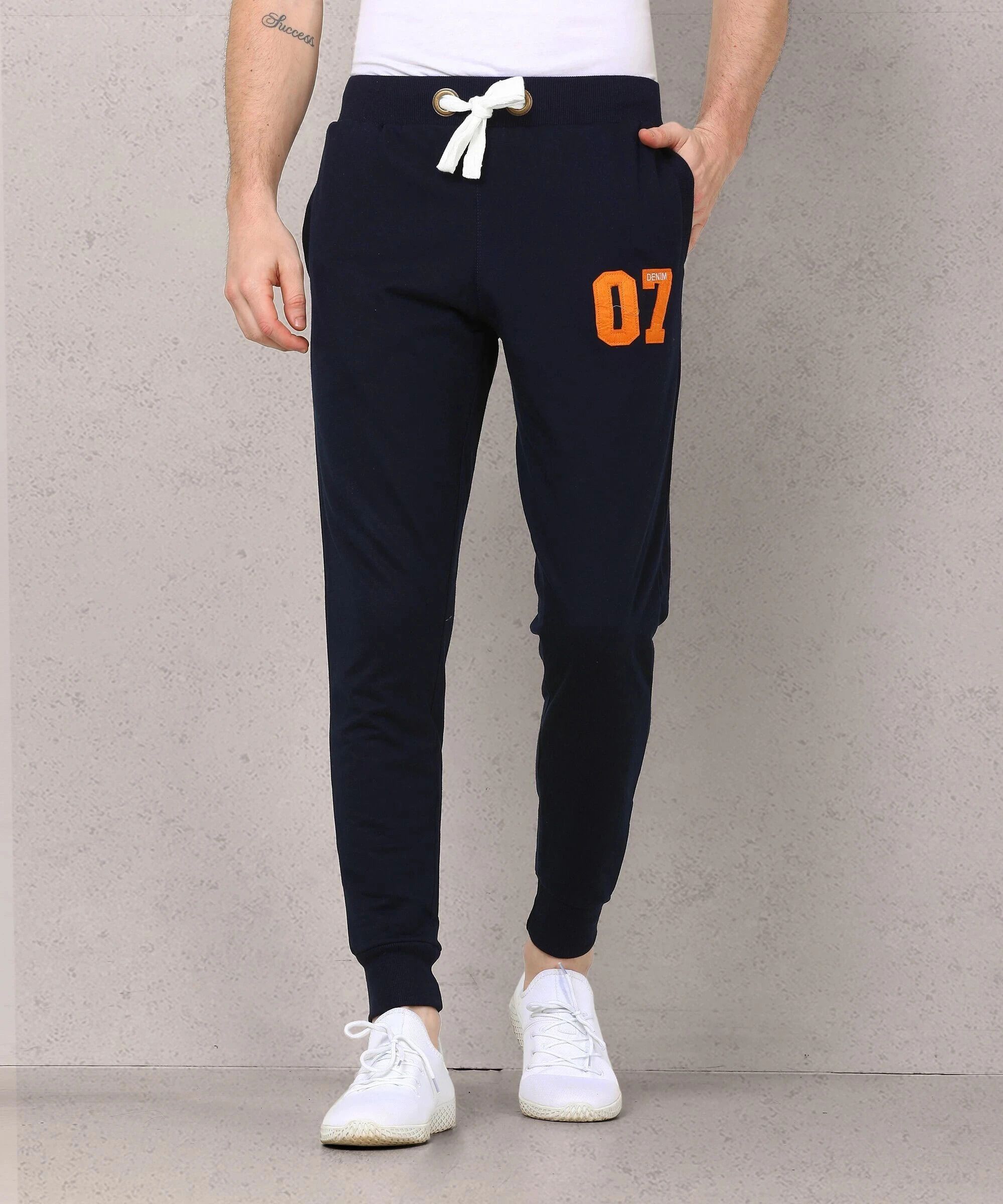 metronaut by flipkart Solid Men Dark Blue Track Pants-picture-38