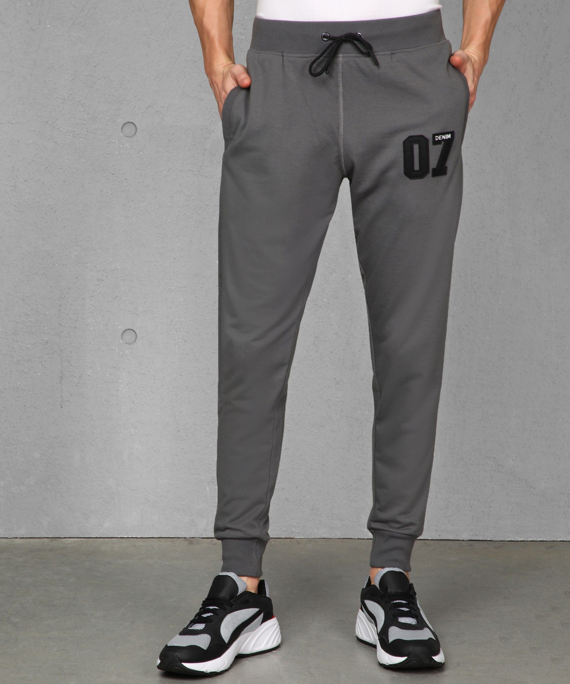metronaut by flipkart Solid Men Grey Track Pants-picture-13
