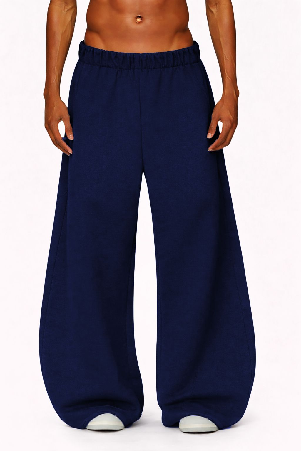 jugular Men Solid Dark Blue Track Pants-picture-15
