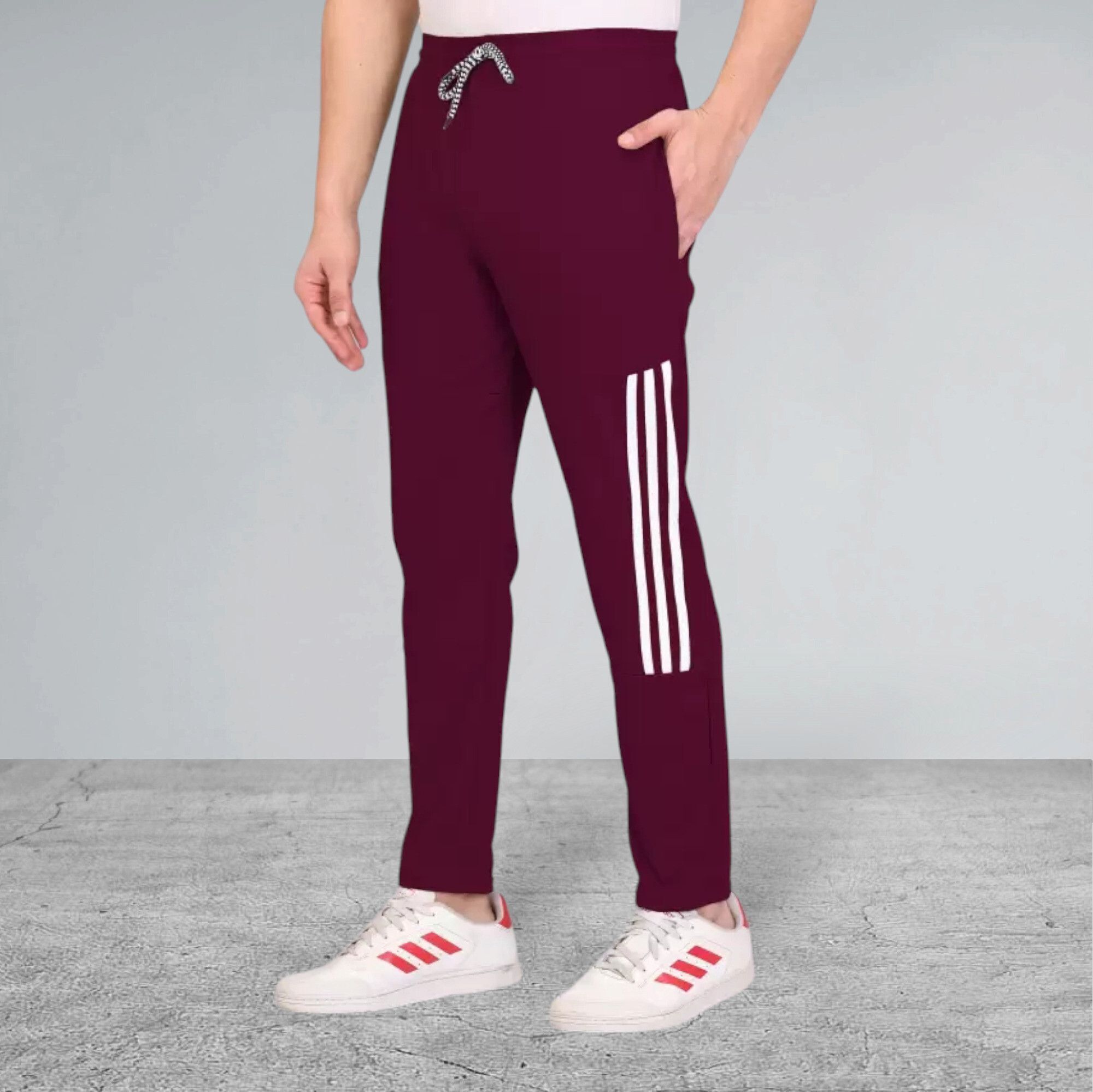 covetvolo trends Men Solid Grey Track Pants-picture-10