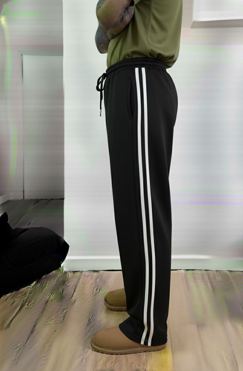 Men Loose Fit Multicolor Cotton Blend Trousers-image-43
