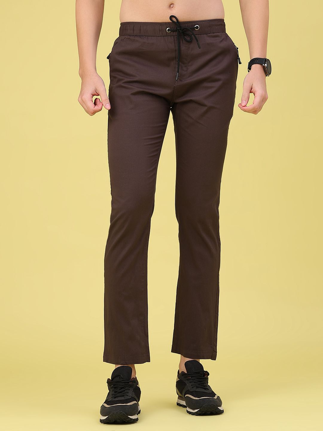 v-mart Men Solid Grey Track Pants-picture-41
