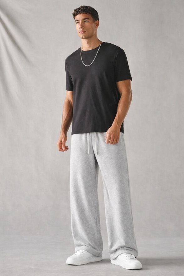 shadfi Men Solid Grey Track Pants-picture-19