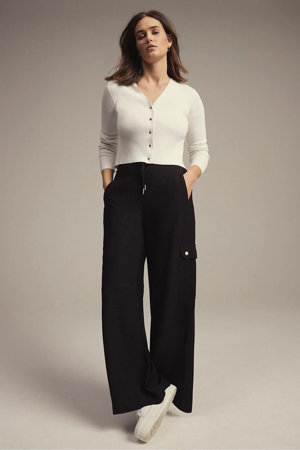 kotty Women Solid Black Track Pants-picture-45