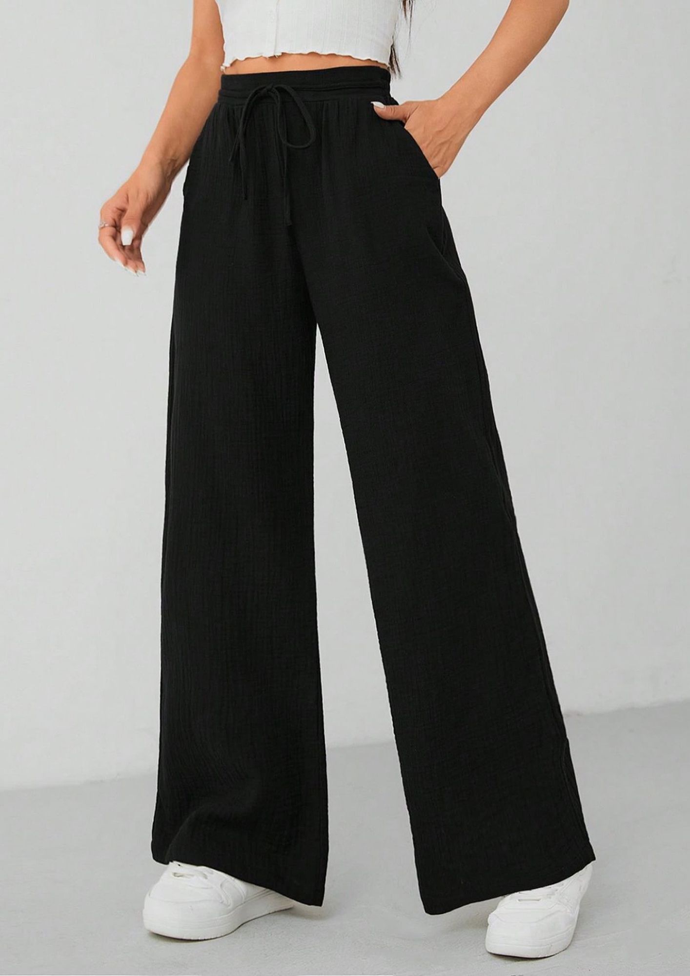 raciouse Women Solid Black Track Pants-picture-14